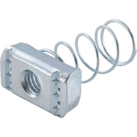 Global Industrial 1-5/8"" Channel Nut P1008eg Electro-Galvanized 3/8-16