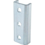 Global Industrial U Fitting EG 3 hole 5 3/8"" for 1-5/8"" X 1-5/8"" channel - Pkg Qty 4