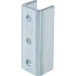 Global Industrial U Fitting EG 3 hole 5 3/8"" for 1-5/8"" X 7/8"" channel - Pkg Qty 4