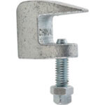 Global Industrial 3/8"" Rod Size Beam Clamp Electro-Galvanized Steel