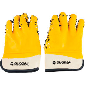 Global Industrial™ PVC Chip Safety Gloves Yellow 1/Pair