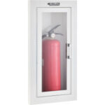 Global Industrial™ Fire Extinguisher Cabinet Semi-Recessed Fits 2-6.5 Lbs.