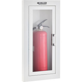 Global Industrial™ Fire Extinguisher Cabinet Semi-Recessed Fits 2-6.5 Lbs.