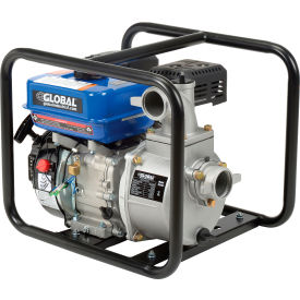 Global Industrial® Portable Gasoline Water Pump 2 Intake/Outlet 7HP