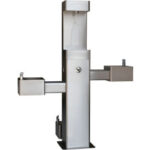 Global Industrial™ Outdoor Bottle Filler & Bi-Level Fountain w/ Pet Station & Filter Stainless