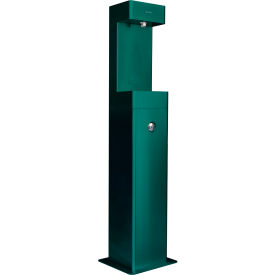 Global Industrial™ Outdoor Pedestal Bottle Filling Station w/ Filter Green