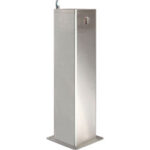 Global Industrial™ Outdoor Pedestal Drinking w/ Filter Stainless Steel