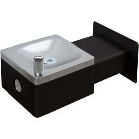 Global Industrial™ Outdoor Wall Mount Drinking Fountain Black