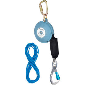 Global Industrial™ 20'L Contractor Self Retracting Lifeline Dyneema Web Aluminum Carabiner