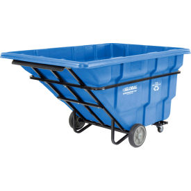 Global Industrial™ Extra HD Plastic Recycling Tilt Truck 2-1/2 Cu. Yd. Cap 2750 Lbs. CapBlue