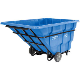Global Industrial™ Extra HD Plastic Forkliftable Recycling Tilt Truck 2-1/2 Cu. Yd. Cap