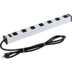 Global Industrial™ Surge Protected Power Strip 7 Outlets 15A 450 Joules 6' Cord