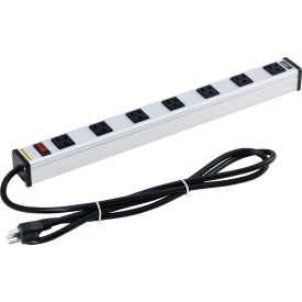 Global Industrial™ Surge Protected Power Strip 7 Outlets 15A 450 Joules 6' Cord