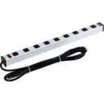 Global Industrial™ Surge Protected Power Strip 9 Outlets 15A 450 Joules 15' Cord