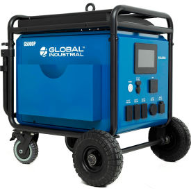 Global Industrial™ Portable Power Station 5000W LiFePO4 Lithium Battery 5120WH