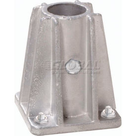Global Industrial™ Single Socket Base For Pedestrian Barrier Black
