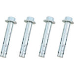 Global Industrial™ 1/2"" x 3"" Sleeve Anchor Set Of 4