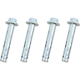 Global Industrial™ 1/2"" x 3"" Sleeve Anchor Set Of 4