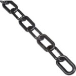 Global Industrial™ Plastic Chain Barrier 2""x50'L Black