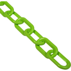 Global Industrial™ Plastic Chain Barrier 2""x50'L Safety Green