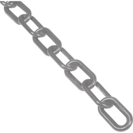 Global Industrial™ Plastic Chain Barrier 2""x50'L Silver