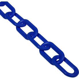 Global Industrial™ Plastic Chain Barrier 2""x50'L Traffic Blue