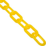 Global Industrial™ Plastic Chain Barrier 2""x50'L Yellow