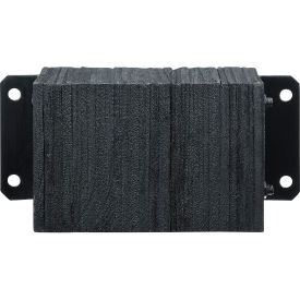 Global lndustrial™ Heavy Duty Dock Bumper Rectangular 20Wx10H Black