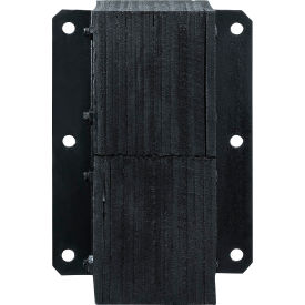 Global lndustrial™ Heavy Duty Dock Bumper Rectangular 13Wx20H Black