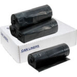 Global Industrial™ Contractor Trash Bags 35-40 Gal 3.0 Mil Black 40 Bags/Case
