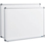 Global Industrial™ Magnetic Whiteboard - 36""W x 24""H - Steel Surface - Pack of 2