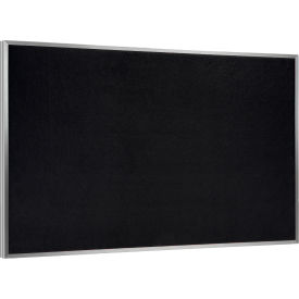 Global Industrial™ Recycled Rubber Bulletin Board 72""W x 48""H Black