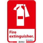 Global Industrial™ Fire Extinguisher Sign 10x7 Rigid Plastic