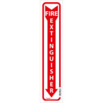 Global Industrial™ Fire Extinguisher Sign 18x4 Pressure Sensitive Vinyl