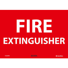 Global Industrial™ Fire Extinguisher 10x14 Pressure Sensitive Vinyl