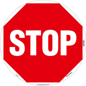 Global Industrial™ Floor Sign Walk On Stop 17in Dia