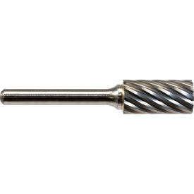 Global Industrial Cylindrical No Endcut Bur 2-1/2""L x 1/4"" Shank Dia. 3/8"" Cut Dia.