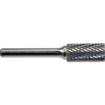 Global Industrial Cylindrical No Endcut Bur Single Cut 1/8"" Shank Dia. 9/16"" Len of Cut