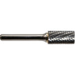 Global Industrial Cylindrical Endcut Bur Double Cut 3""L x 1/8"" Shank Dia. 1/8"" Cut Dia.