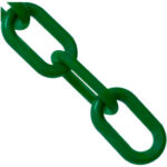 Global Industrial™ Plastic Chain Barrier 1-1/2""x50'L Evergreen