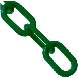 Global Industrial™ Plastic Chain Barrier 1-1/2""x50'L Evergreen