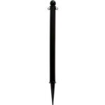 Global Industrial™ Plastic Ground Pole 35""H Black