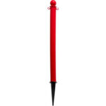 Global Industrial™ Plastic Ground Pole 35""H Red
