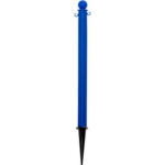 Global Industrial™ Plastic Ground Pole 35""H Blue