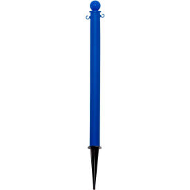 Global Industrial Plastic Ground Pole 35""H Blue