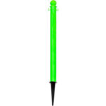 Global Industrial™ Plastic Ground Pole 35""H Safety Green