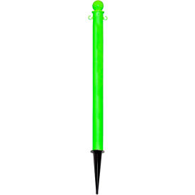 Global Industrial Plastic Ground Pole 35""H Safety Green
