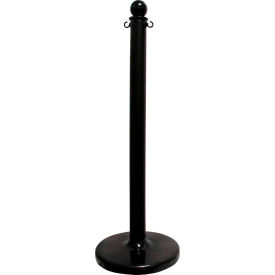 Global Industrial™ Plastic Stanchion Post 40""H Black