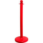 Global Industrial™ Plastic Stanchion Post 40""H Red