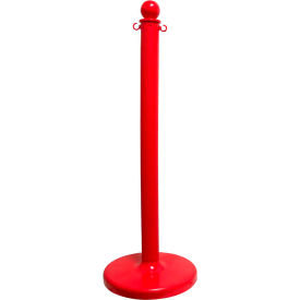Global Industrial™ Plastic Stanchion Post 40""H Red